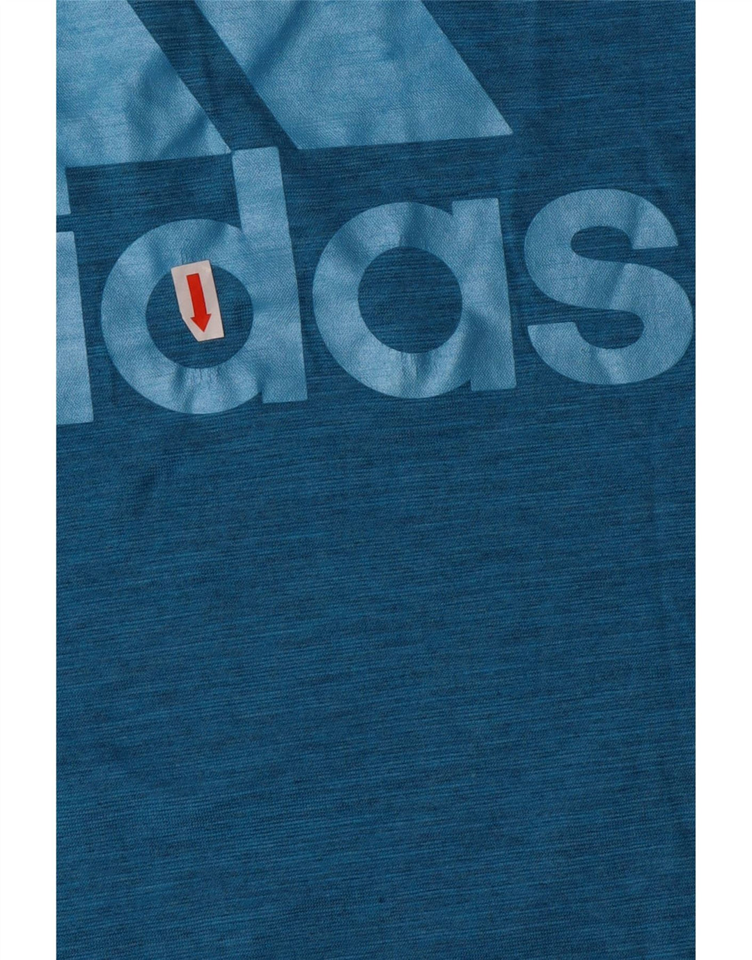 ADIDAS Womens Graphic T-Shirt Top UK 12/14 Medium Blue Vintage Adidas and Second-Hand Adidas from Messina Hembry 