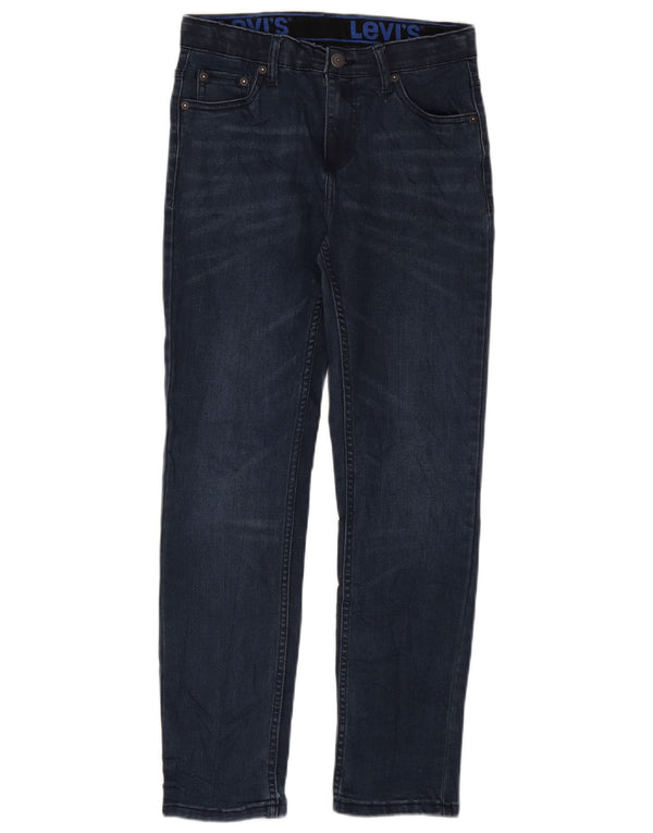 Джинсы Levi's Girls 502 Slim 13-14 лет W27 L29 Темно-синие, хлопок