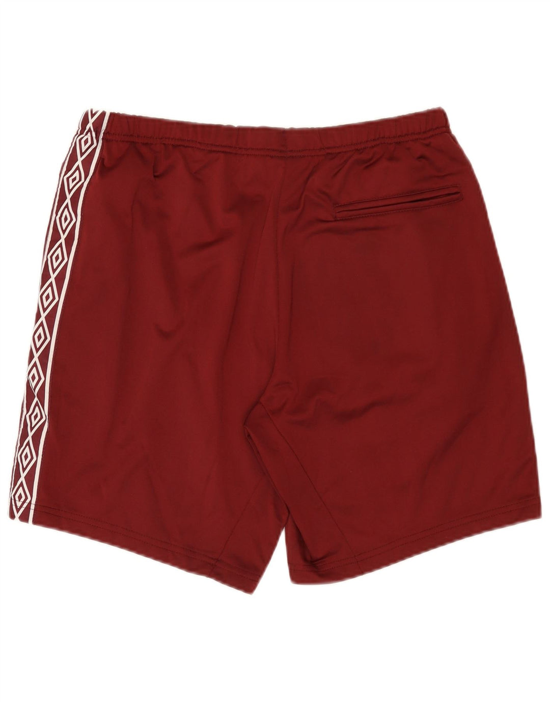 Мужские спортивные шорты Umbro с рисунком, большие бордовые, полиэстер