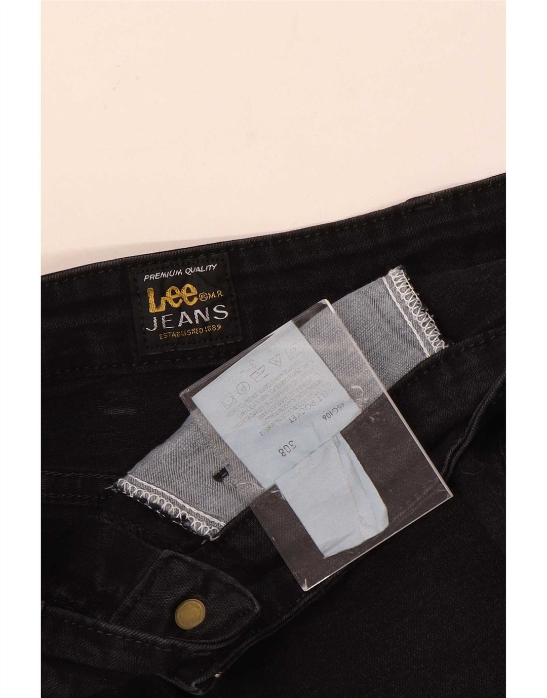 Женские джинсы Bootcut с высокой талией Lee W31 L30, черный хлопок