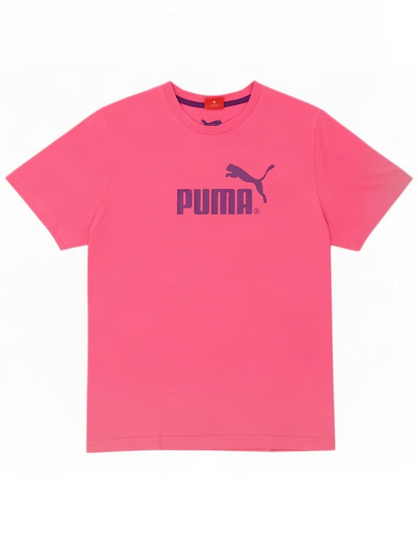 Puma Мужская футболка с рисунком Верх среднего розового цвета