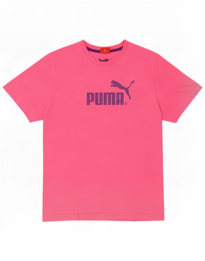 Puma Мужская футболка с рисунком Верх среднего розового цвета