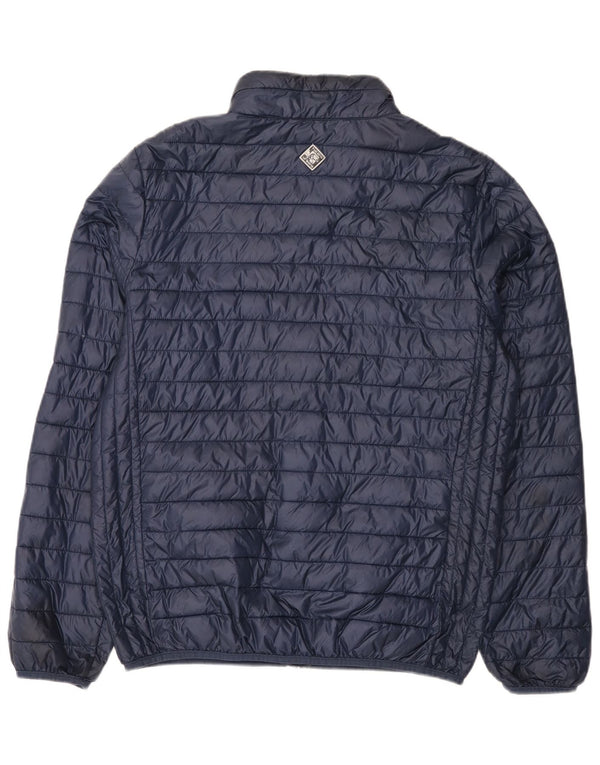 Мужская стеганая куртка приталенного кроя Tucano Urbano UK 42 XL темно-синяя из полиамида