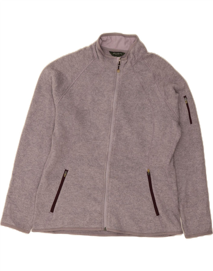 EDDIE BAUER Womens Tracksuit Top Jacket UK 20 2XL Grey Polyester Vintage Eddie Bauer and Second-Hand Eddie Bauer from Messina Hembry 