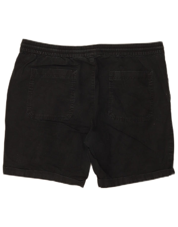 Мужские шорты чинос Marks & Spencer, большие, черные, хлопковые, W34