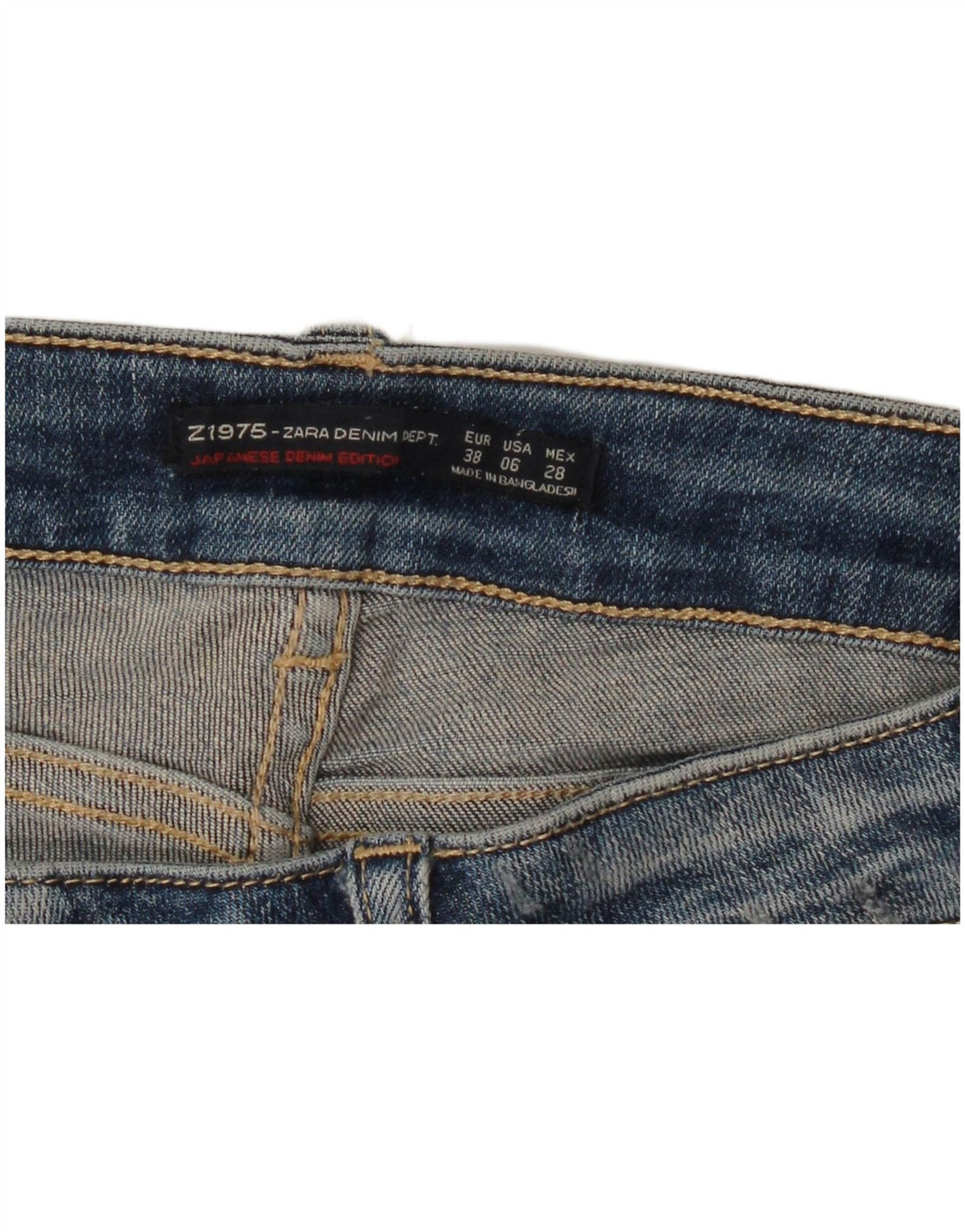 Женские потертые джинсы скинни Zara EU 38, маленькие W28 L28, синие