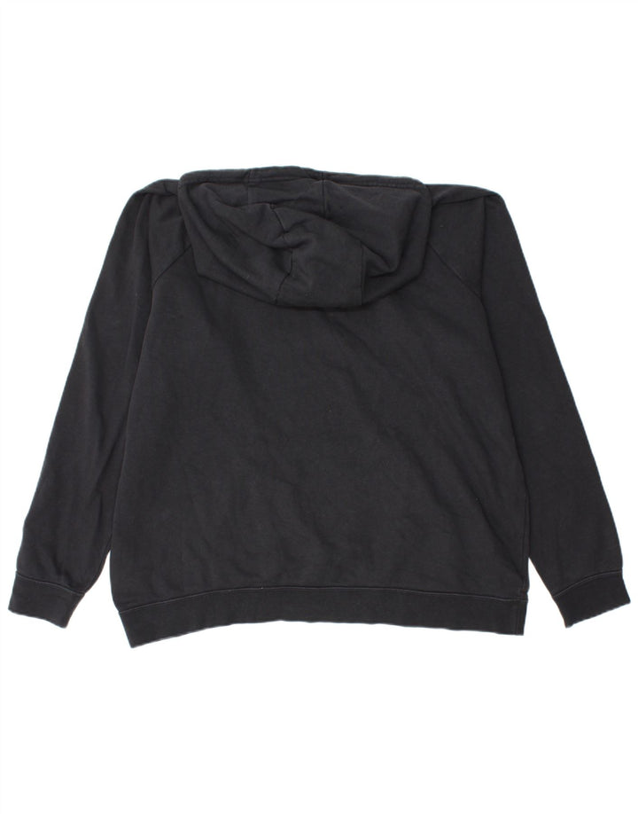 Женский джемпер с капюшоном оверсайз NIKE UK 18 XL, черный хлопок