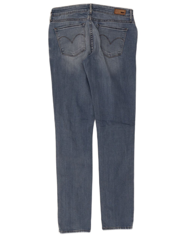 Женские джинсы скинни Levi's W30 L32 синие, хлопок