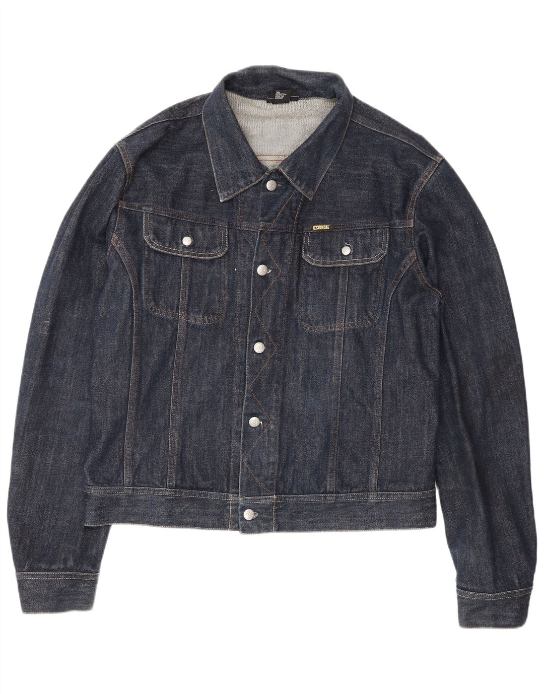 Мужская джинсовая куртка Diesel UK 42 XL, синяя, хлопок