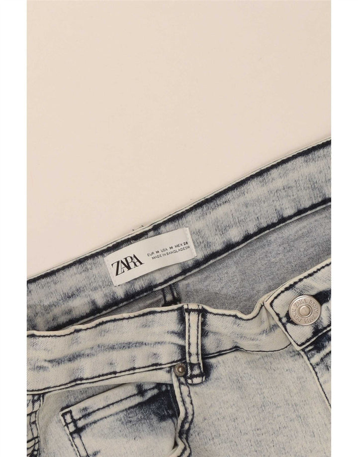 Женская джинсовая юбка Zara Medium W28 Синяя