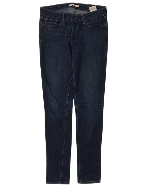 Женские джинсы скинни Levi's 711 W29 L32 Темно-синие, хлопок