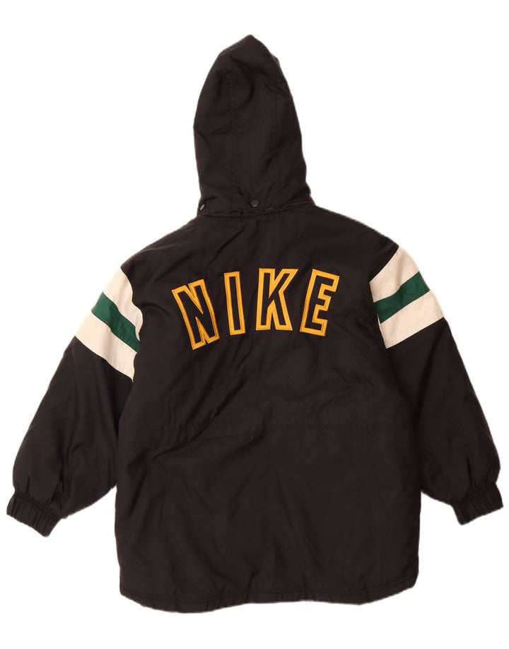 Объемная утепленная куртка с графическим рисунком для мальчиков Nike, 9–10 лет, средний черный