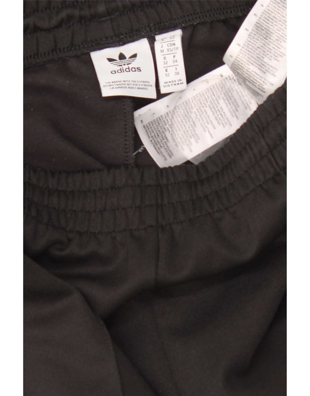 Женские спортивные брюки Adidas UK 6, маленькие черные из полиэстера