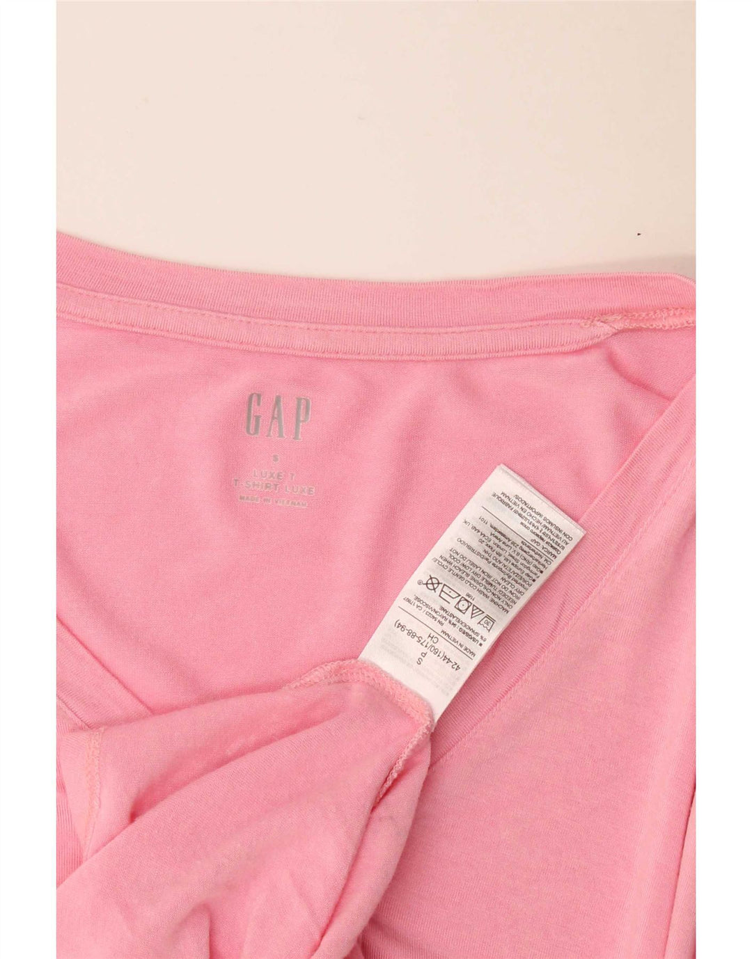 Женская футболка Gap Top UK 10, маленькая розовая вискоза