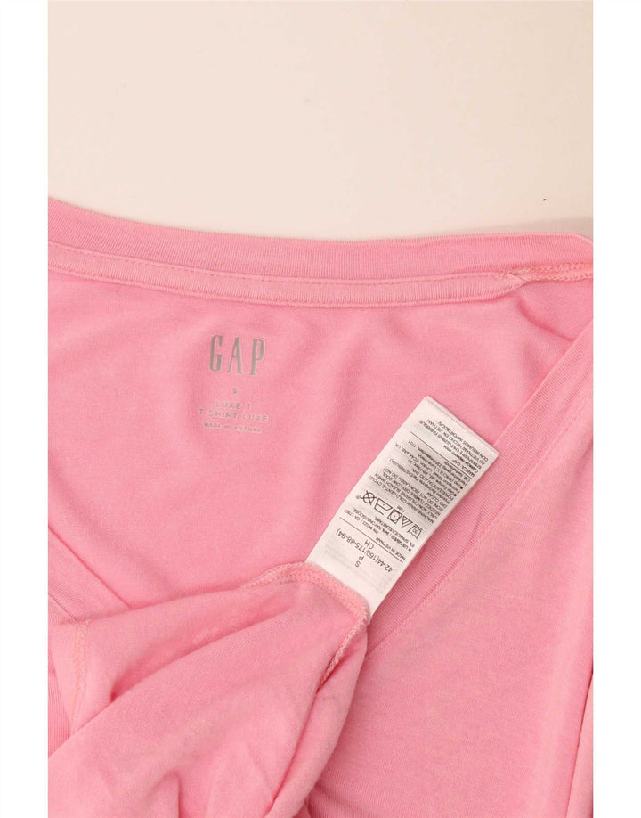 Женская футболка Gap Top UK 10, маленькая розовая вискоза