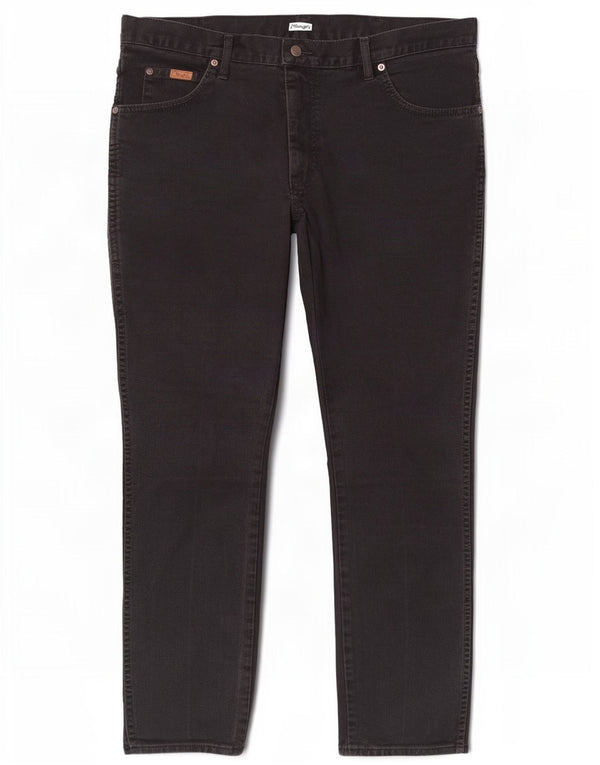 Мужские прямые джинсы Wrangler Texas W35 L30, черный хлопок