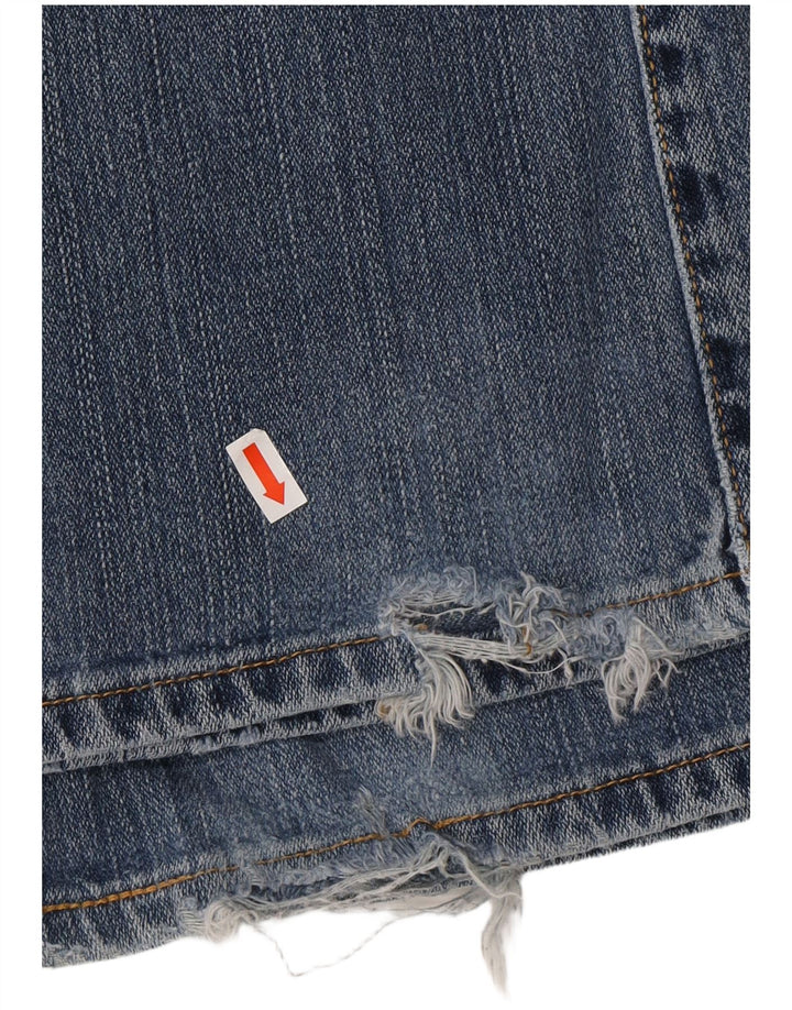 Женские джинсы Levi's 515 с низкой талией Bootcut, США 8, средний размер W30 L31, синий хлопок