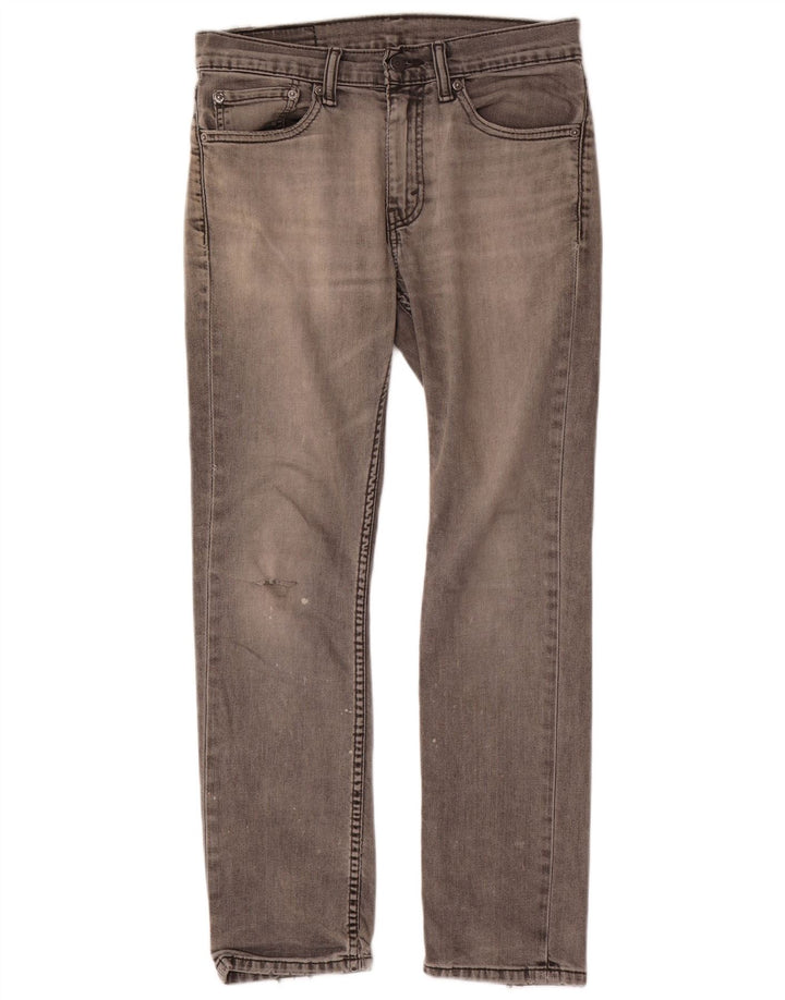 Мужские джинсы Levi's 511 Slim W31 L30 Серые хлопковые