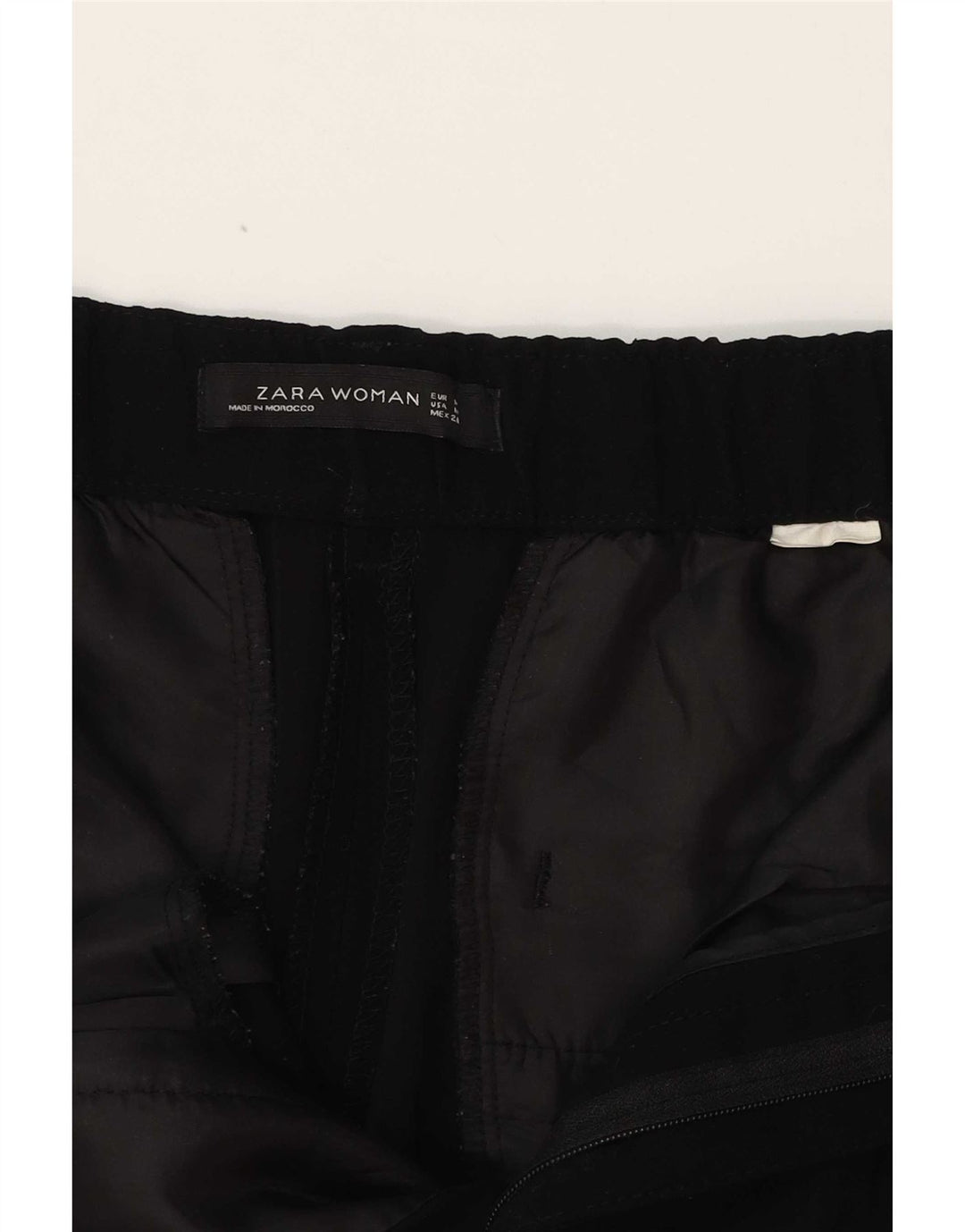 Женские зауженные капри Zara Medium W30 L23, черные