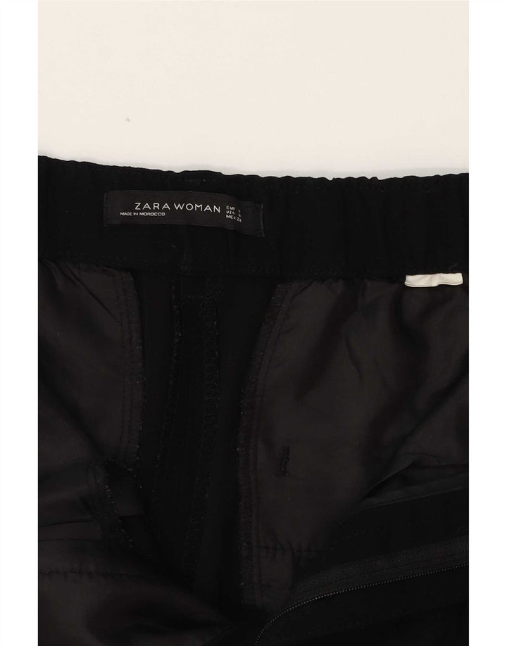 Женские зауженные капри Zara Medium W30 L23, черные