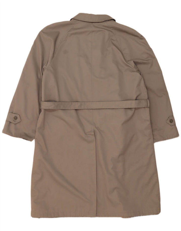 Мужской двусторонний тренч Hamilton IT 56 3XL Серый полиэстер в клетку