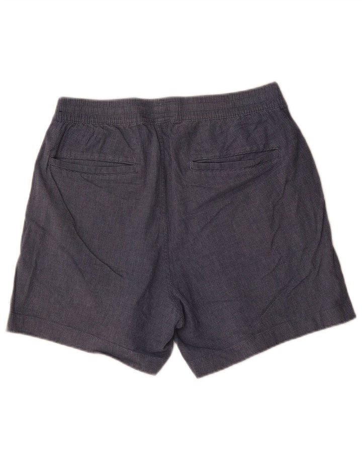 Женские шорты чинос Abercrombie & Fitch Medium W32 Темно-синие с узором «гусиные лапки»