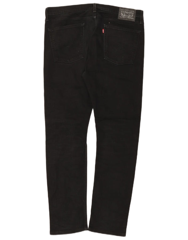 Женские узкие джинсы Levi's W36 L31, черный хлопок
