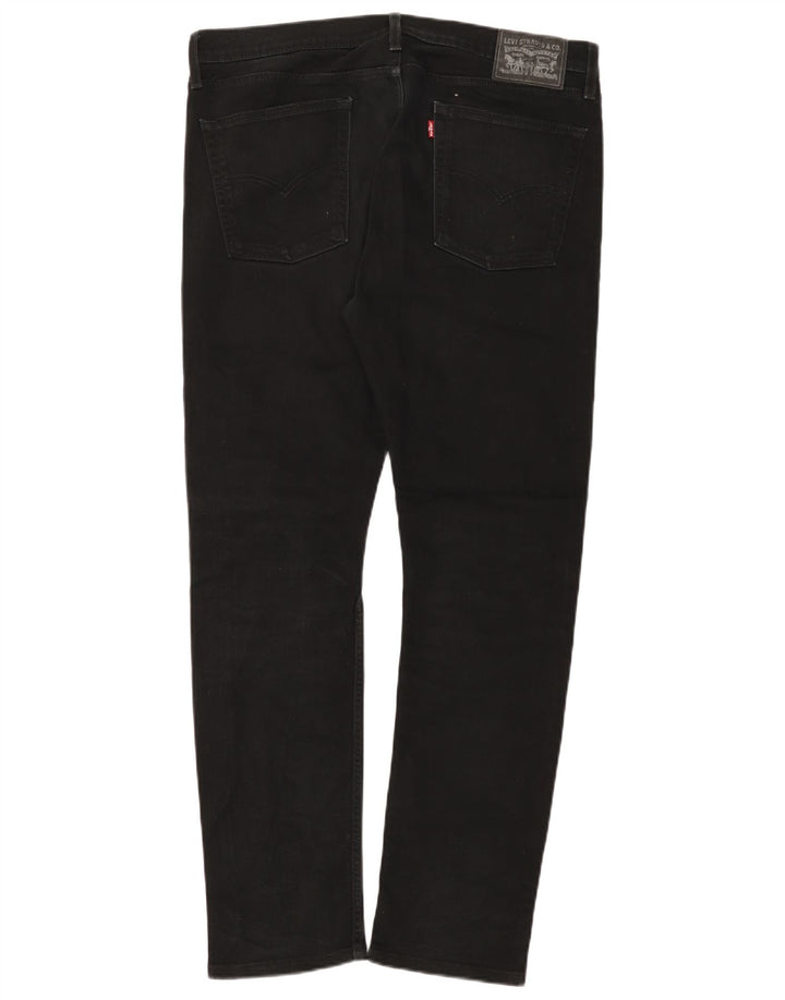 Женские узкие джинсы Levi's W36 L31, черный хлопок