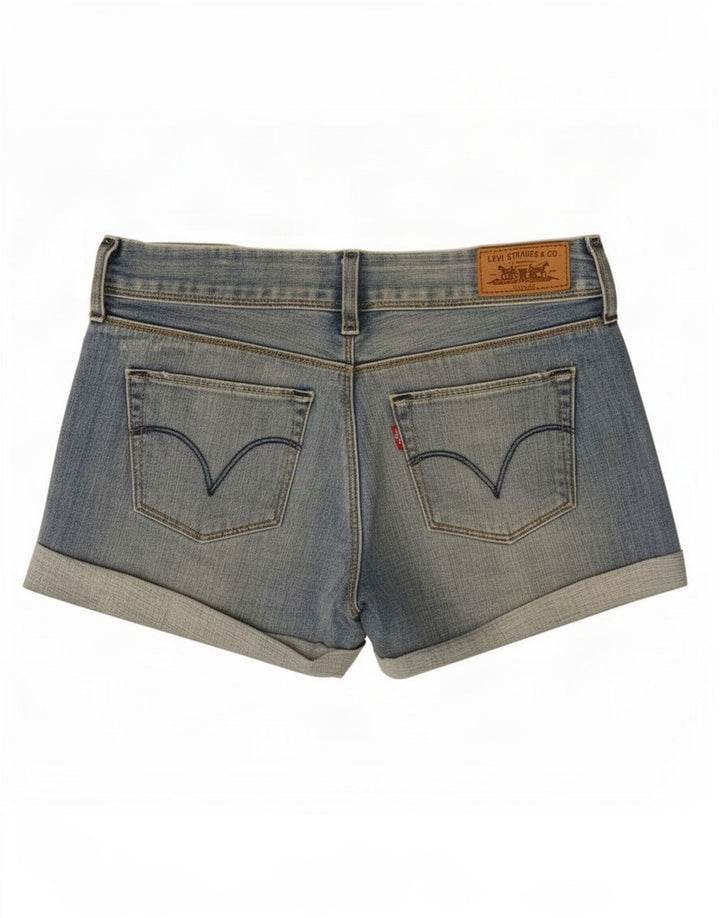 Женские джинсовые шорты Levi's, маленькие W27, синие, хлопок