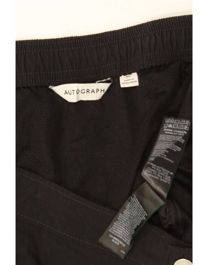 Мужские шорты чиносы Marks & Spencer Autograph XL W38 черные из полиамида