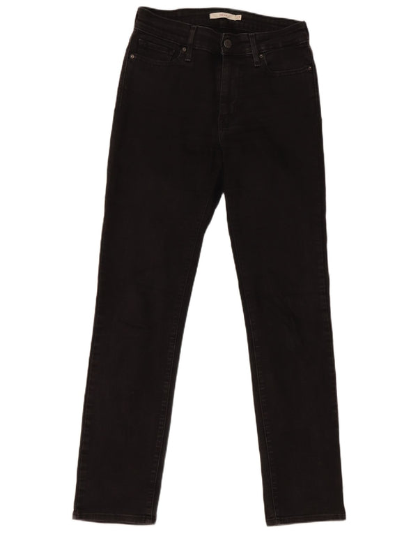 Женские узкие джинсы Levi's 712 W27 L30, черный хлопок