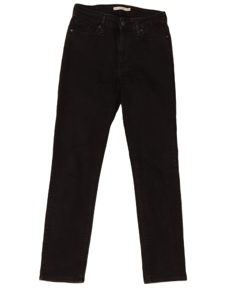Женские узкие джинсы Levi's 712 W27 L30, черный хлопок