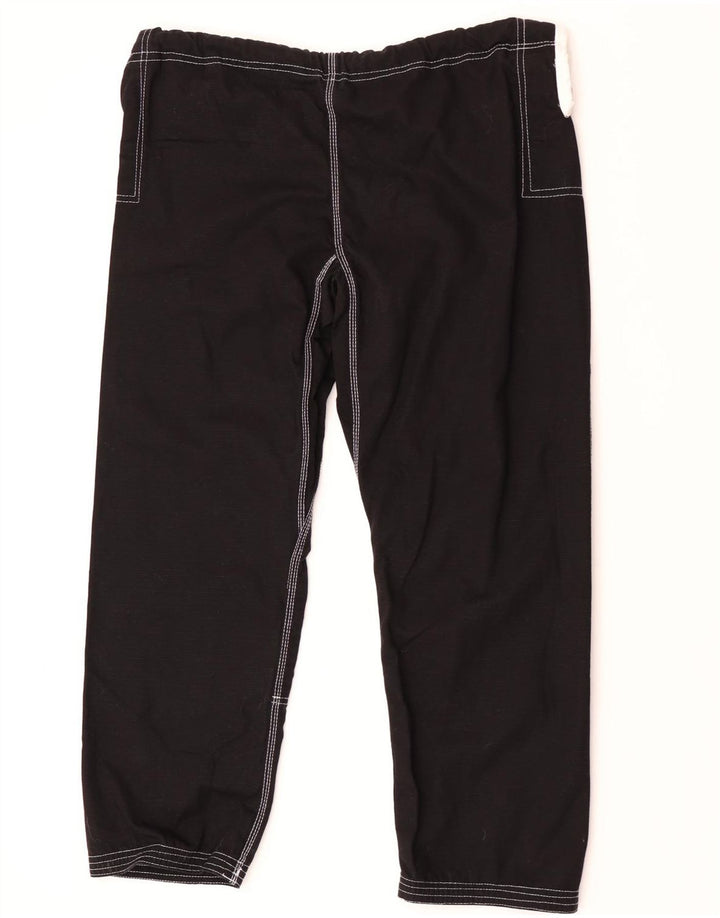 Винтажные мужские спортивные брюки с графическим рисунком, большие черные хлопковые брюки