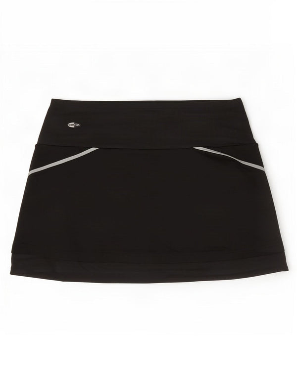Adidas Женские шорты Clima 365 Skort UK 8, маленькие, черные, нейлоновые
