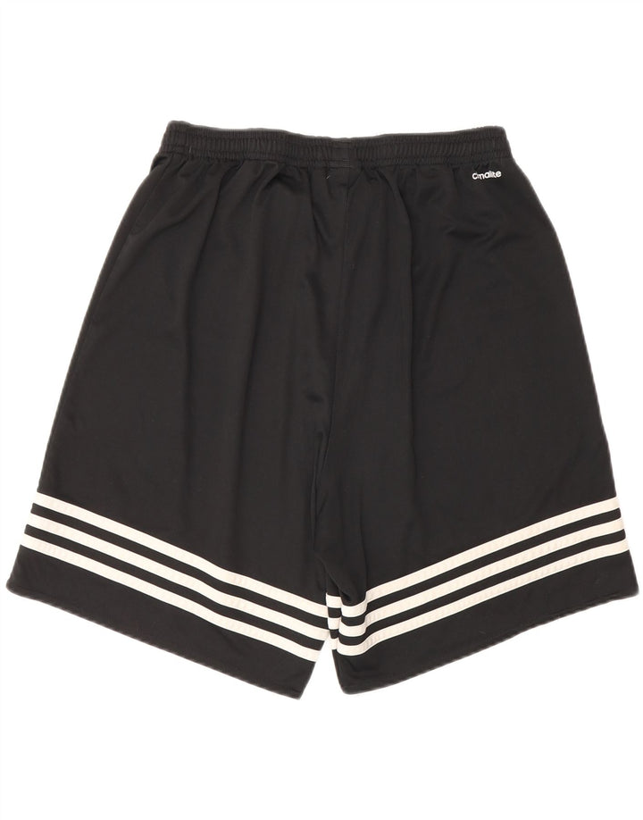 Мужские спортивные шорты Adidas Climalite, средний черный полиэстер