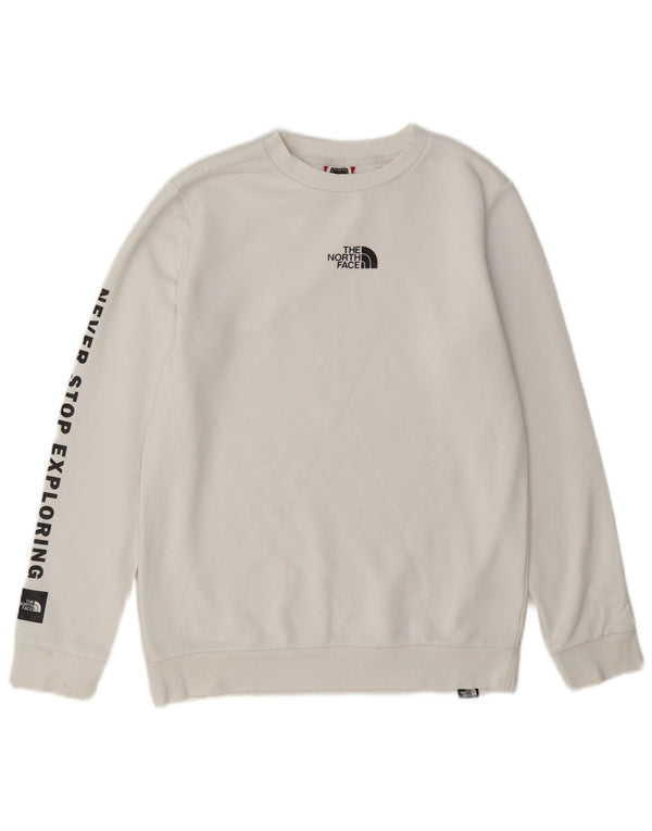 Женский джемпер оверсайз с рисунком The North Face UK 6 XS Белый