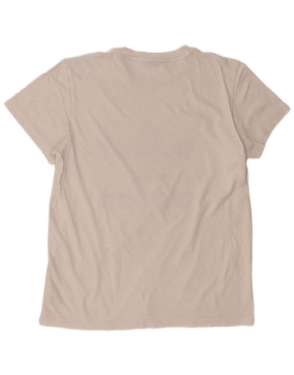 ADIDAS Мужская футболка с рисунком, большой белый хлопок