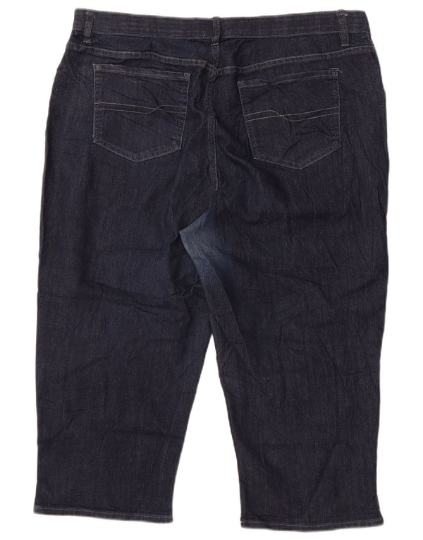 Женские капри Lee Riders US 20 3XL W40 L20 Темно-синие, хлопок