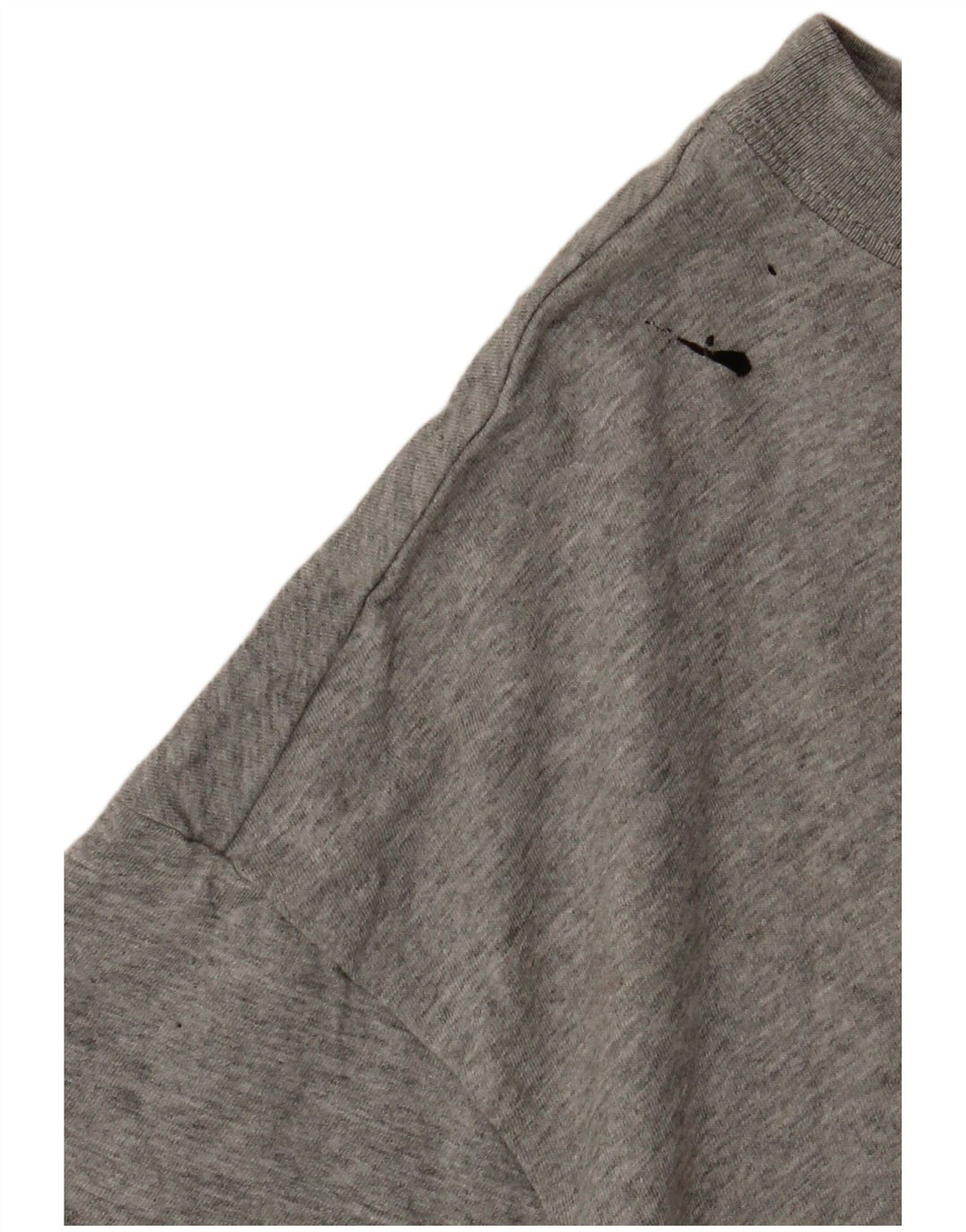 Мужская футболка NIKE из хлопка среднего серого цвета