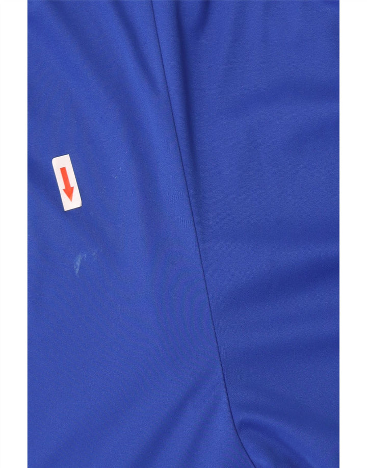 Мужские спортивные шорты Adidas XL синие из полиэстера с цветными блоками