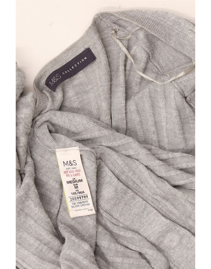 Женский удлиненный кардиган Marks & Spencer UK 14, средний серый