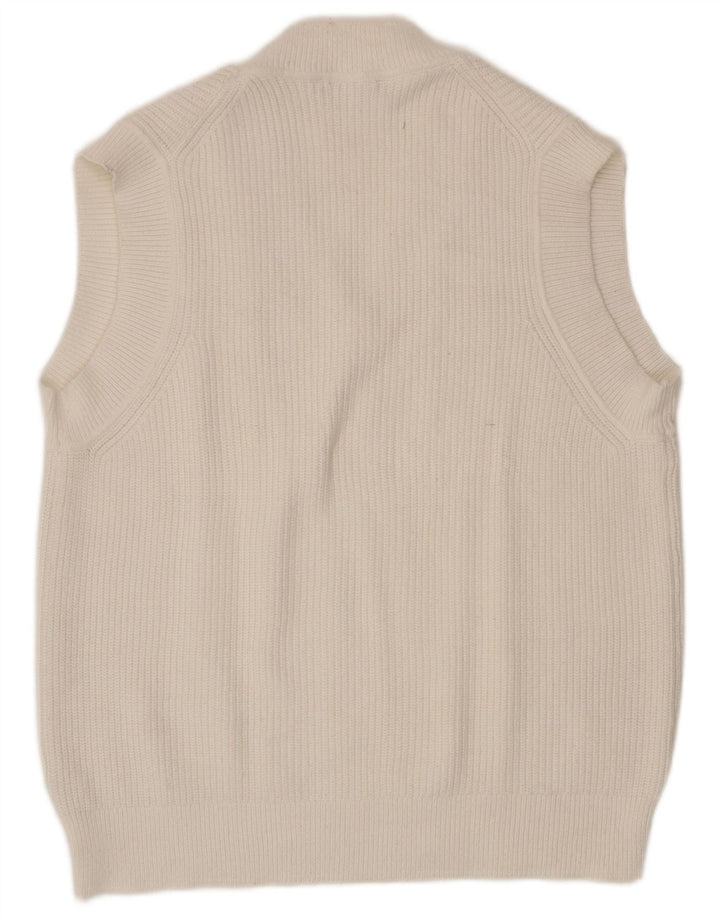 Женская майка Zara Vest UK 16, большая белая вискоза