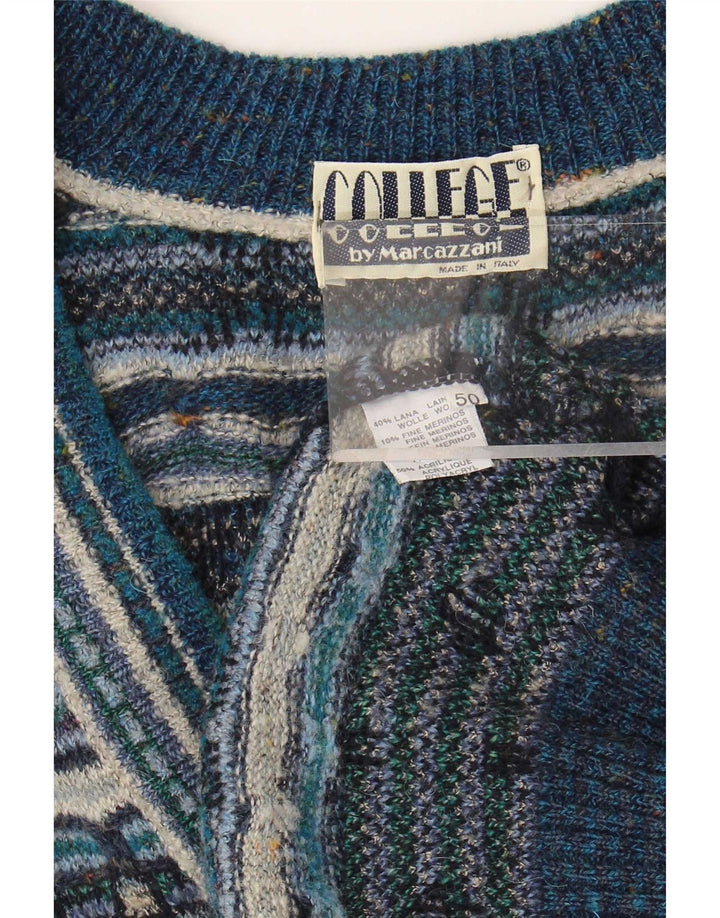Мужской кардиган Marcazzani IT 50 Medium Multicolored Fair Isle