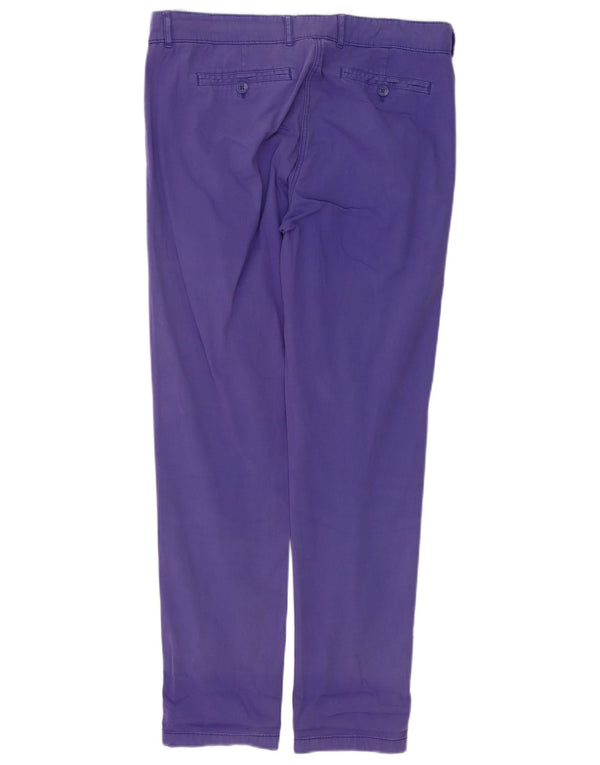 Женские прямые брюки чинос Marks & Spencer UK 12 Medium W34 L30 Фиолетовые
