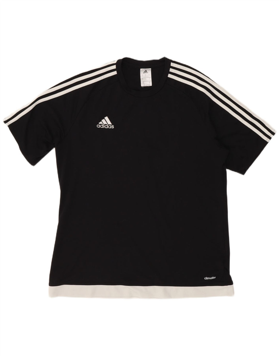Adidas Мужская футболка Top Большой черный полиэстер