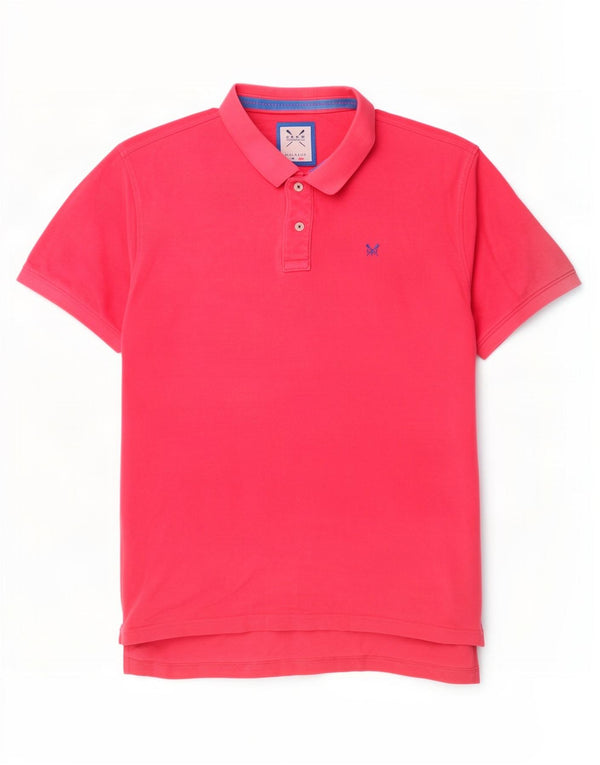 Мужская рубашка-поло Crew Clothing 2XL, розовый хлопок