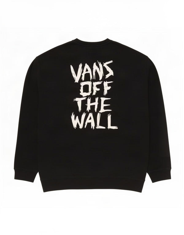 Мужской свитшот с рисунком Vans 2XL, черный хлопок