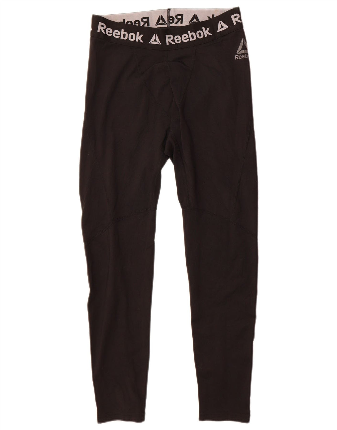 Reebok Mens Graphic Leggings Medium  Black Polyester