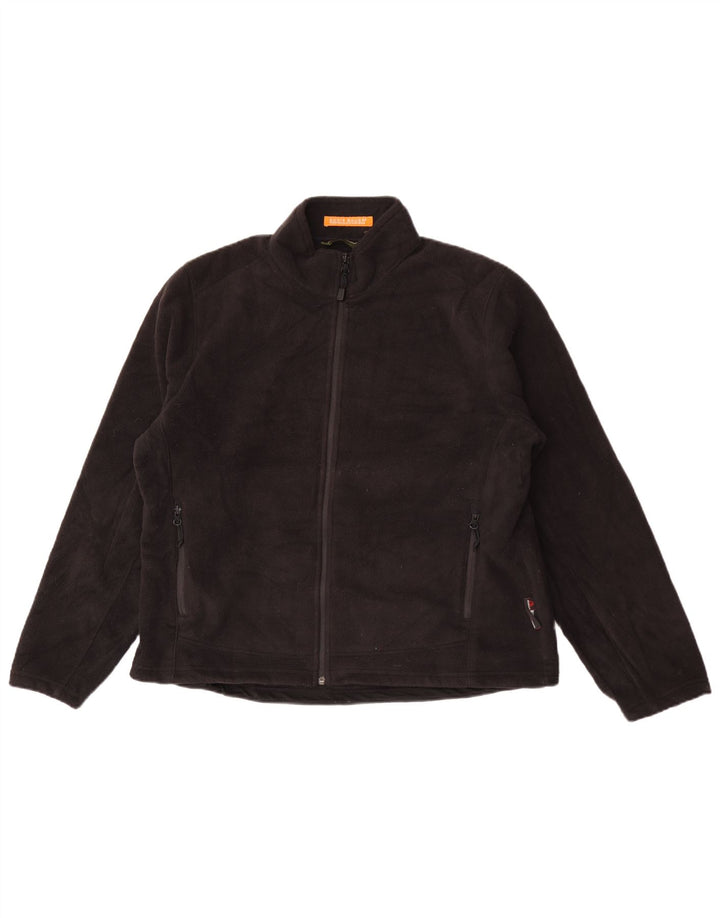 Женская флисовая куртка оверсайз Eddie Bauer UK 18 XL, черный полиэстер