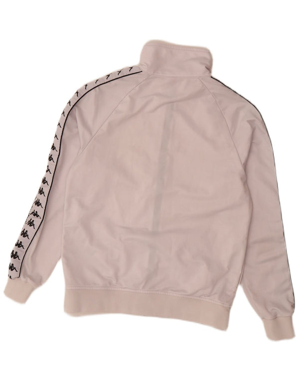 Женский спортивный костюм Kappa с графическим рисунком, верхняя куртка UK 18 XL, белый полиэстер